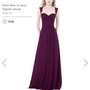 Bill Levkoff Style 485 Eggplant Size 6